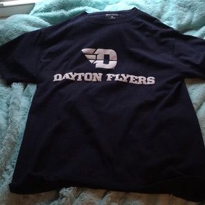 Navy Blue Ohio Dayton Flyers champion tee-shirt